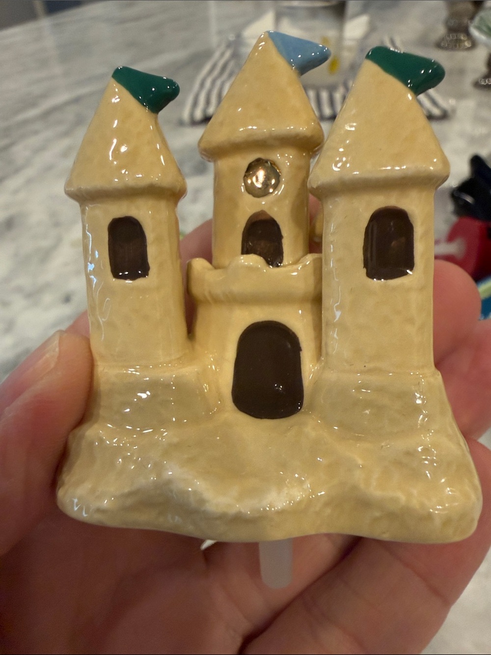 retired Nora Fleming St. Jude Magical Sandcastle Mini (item A260